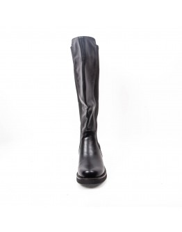 BLACK LEATHER RIDING BOOTS CAFENERO